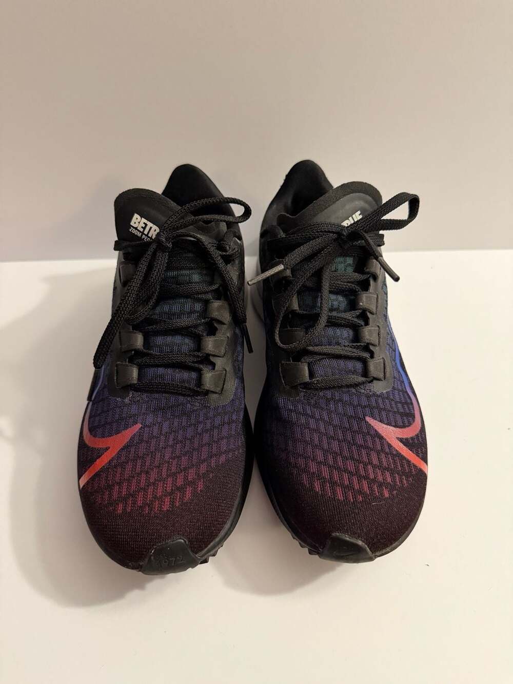 Nike Air Zoom Pegasus 37 Be True Size 5.5 Black Multicolor